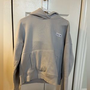 Bearded Goat Overnight Hoodie size medium gray - like new!
